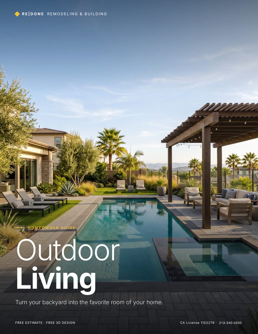 Cover of the ReDone Outdoor Living Homeowner Guide